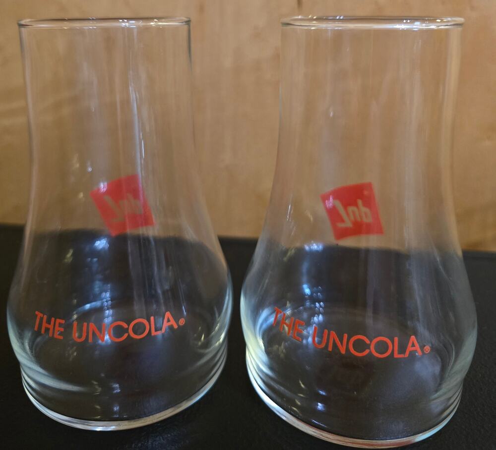 Vintage 7up-The Uncola Glasses (Set of 2)